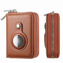 AirTag-Kartenhalter/Geldbörse – RFID-Blockierung Brown