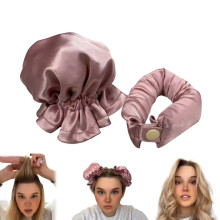 Locken über Nacht, ohne Hitze Pink