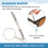 screwdriver 3 in 1 Phillips flat nut Hexagonal hollow Keychain sunglasses 3