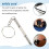 screwdriver 3 in 1 Phillips flat nut Hexagonal hollow Keychain sunglasses 6
