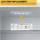 2PCS SW-BX02B Refrigerator Replacement LED Light Board ZBE2350HCA Light Bar SW-BX02B 5