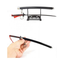 Demon Slayer Sword Mini Katana Keychains Anime Figure Tanjiro for Men Kimetsu No Yaiba Zenitsu Key Chain Cosplay Pendant