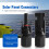 1 Par de Conector Macho + Hembra M/H para Accesorios de Cable PV Panel Solar 2