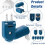 7 PCS Extension Cord Plug Replacement 2 Prong, Polarized,Electric Plug Rotatable Electrical Plug Extension Cord,US Plug 5