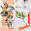 Double Sided Diamond Sharpener, Handheld Fine Coarse Diafold Blades Sharpening Stone 400/600 Grit Orange 4