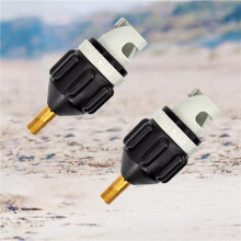 -Paddel-LuftdüSe Kajak-Luftventiladapter -Board-Pumpe Aufblasbarer Adapter Pumpe Air Inflator Connector Tool (Orange)
