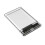 Caixa HDD Branca Transparente para Caixa RíGida Caixa de Disco RíGido de 2,5 Polegadas  para USB 3.0 Tipo-C 3.1 Caixa de Disco RíGido Externo 2