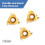 Lathe Thread Tool Set 6Pcs - 3Pcs Turning Shank Boring Bars with 3Pcs Indexable Carbide Inserts D 2