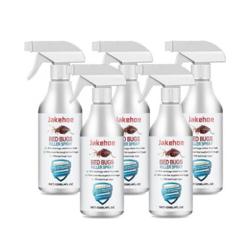 (5pcs)Bedbug Killing Spray Bedbug Killing Spray Indoor Flea Brown Dog Tick Bedbug Coat Moth Insecticide