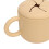 Snackbehälter Baby 350 ml Silikon Beige 12