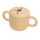 Snackbehälter Baby 350 ml Silikon Beige 16