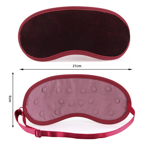 Magnetic Eye Mask Sleeping Eye Patch Red 1