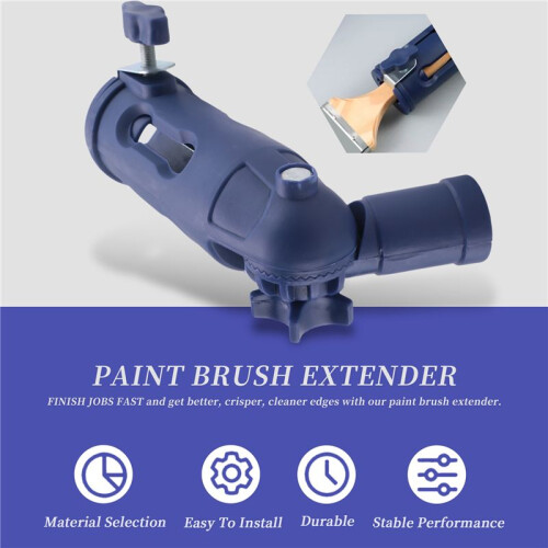 Multi-Angle Paint Brush Extender-Paint Edger Tool for Walls,Trim and Corner Painting-Paint Roller Extension Pole 2