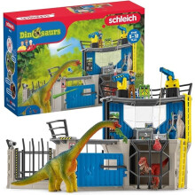 Schleich Dinosaurs - 72Pc Large Dino Research Station - Kids 4+ | 41462 | Dinosaur Figurine, Realistic Animal Toys, Dino Figure for Boys and Girls