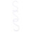 3 Pcs White Plastic S Shaped Hanging Hooks Scarf Apparel Hangers 1