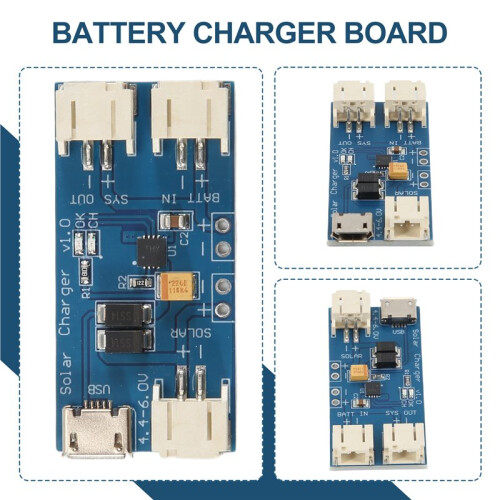 Solar Lipo LadegeräT Board CN3065 Lithium Batterie LadegeräT Board Modul 2