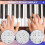 88 Key Removable Piano Keyboard Stickers Stave Notation Note Strip Stickers for Beginners Students 4