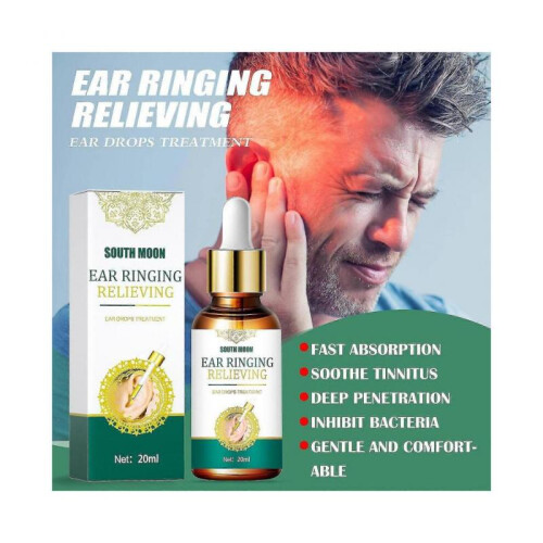 1-3pcs South Moon 20ml Ear Ringing Relieving Ear Drops Tinnitus Deafness Ear 1