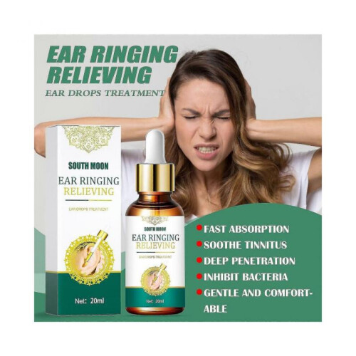 1-3pcs South Moon 20ml Ear Ringing Relieving Ear Drops Tinnitus Deafness Ear 2