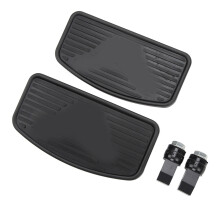 Motorrad Hinten Fußrasten Schwarz 1 Paar VTX1800