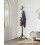 Free Standing Coat Rack - Solid Wood - Black - 8 Hooks for Entryway and Hallway 2