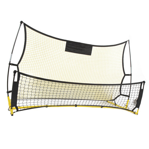 Fußball Rebounder-Netz doppelseitig tragbar 2