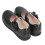 Mary Jane Schuhe Schwarz PU Damenmode Mädchen 37 18