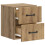 VidaXL vidaXL Wall-Mounted Bedside Cabinet 2 pcs Artisan Oak Engineered Wood 3