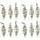 24Pcs Luminous Carp Fishing Feeder Coil Inline-Methode Angeln Angelköder Werfer Inline-Methode Lockt Käfigkorb Köder 2