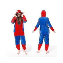 (XL) Spiderman Onesie Unisex Adults Cosplay Costume Animal Pajama Kigurumi Jumpsuit Sleepwear