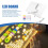 LED Note Board, Glowing Acrylic Message  Board with Light, Board Note Illuminated White Board (11.8 x 7.9In) 4