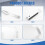 LED Note Board, Glowing Acrylic Message  Board with Light, Board Note Illuminated White Board (11.8 x 7.9In) 6