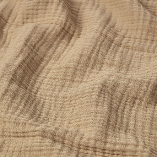Homescapes Pure Handmade Cotton Muslin Bed Throw Blanket 1