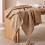 Homescapes Pure Handmade Cotton Muslin Bed Throw Blanket 4