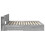 VidaXL vidaXL Bed Frame with Storage Grey Sonoma 200 x 200 cm Engineered Wood 4