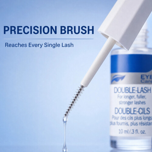 Double Lash Eyelash Lengthening Stronger Fuller Lashes Night Serum, 10ml 2