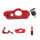 Motorcycle Handlebar Lock Handlebar Brake Handle Solid Lock Anti Theft Steal Lock Red 6