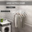 Séchoir à linge mural extensible et pliable blanc 6