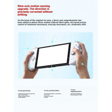 MOBAPAD M12-S Gaming Controller for 2 Split Gamepad with TMR Sticks 9-Axis Gyro Motion Control Power-Saver Mode