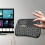 Voice  Keyboard with Touchpad, IR Learning, Backlight, 2.4G & BT5.0 Wireless Remote for PC Android 3