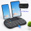 Voice  Keyboard with Touchpad, IR Learning, Backlight, 2.4G & BT5.0 Wireless Remote for PC Android 5