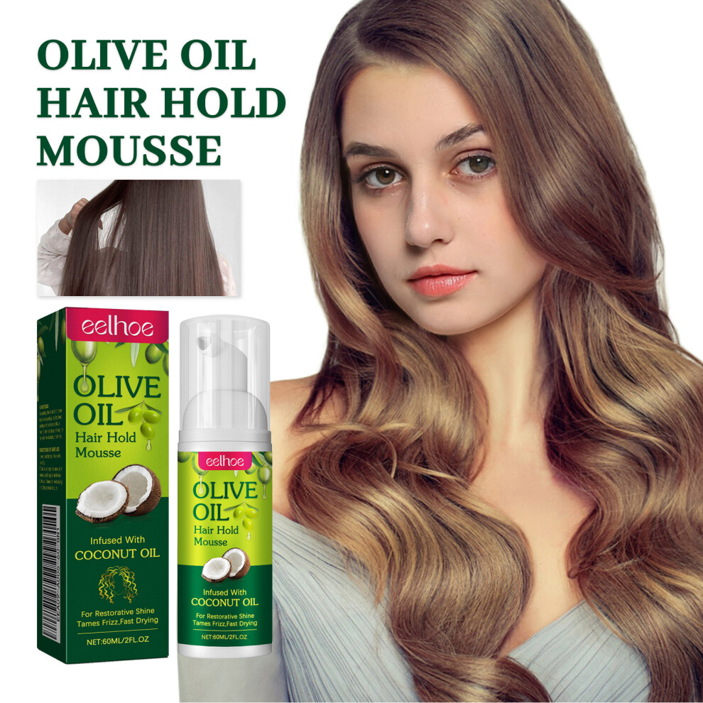 Hair Mousse for Curly Hair Styling Moose for Curling Hair Hold Anti Frizz