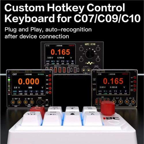 I2C K01 Keyboard for C09 & C10 Waveform Multimeters One-Key Function Switching Improve Diagnostic and Operational Efficiency 1