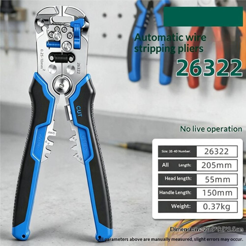 Multi-Function Automatic Wire Stripper Terminal Crimping Decrustation Pliers Electrician Hand Tools Cable Cutter Plier 2