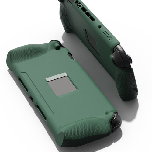 For  2 Protective Case Portable Standable Cover TPU Soft Shell for   2 Game Console Case Green 1