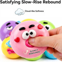 2 St. Smushers Curiosities Hundansikte Byt Squishy Legetöj Kramleksaker Stressavlastning Avlastning DIY Legetöj Gåvor Legetöj C