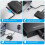 USB 3.1 to  IDE Hard Disk Adapter 2.5/3.5 Inch HDD SSD Optical Drive Data Transfer for Computer Hard Disk EU-PLUG 4