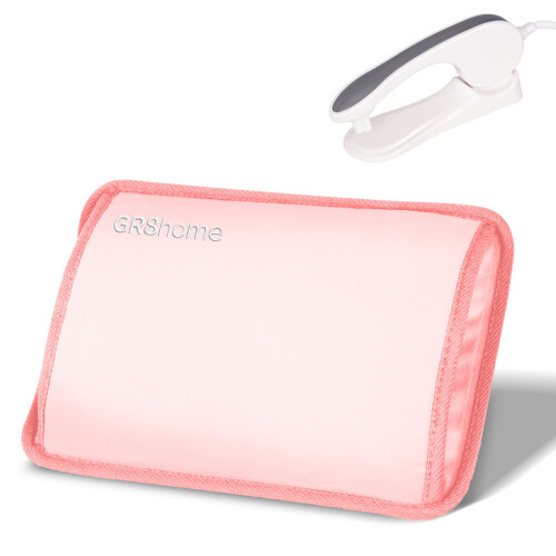 Gr8 Home Pink 1L Rechargeable Electric Hot Water Bottle