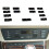 5X 14 Button Key Cap Car Air Conditioner A / C Control Panel  Button Key Cover for  E39 E53 525I 530I M5 X5 3