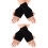2 Paar warme, dehnbare Winter-Halbfingerhandschuhe Black 1